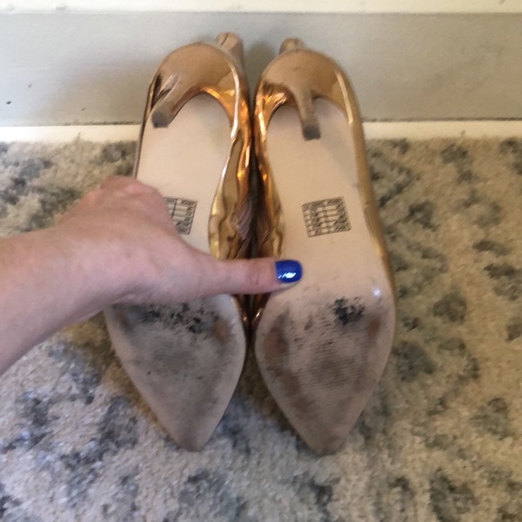 Forever 21 Metallic Ankle Boots - Picture 3 of 3